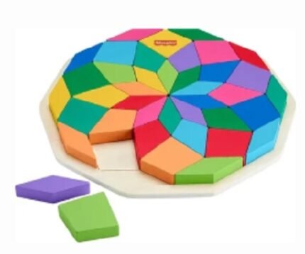 Rompecabezas Geométrico Mandala de Madera