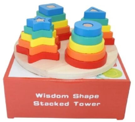 Ábaco Figuras Geométricas Montessori 20 piezas